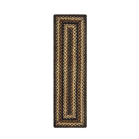 Homespice Jute Braided Accessories Black 08 X 24 Area Rug 597212 816-140214 Image 0