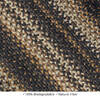 Homespice Jute Braided Rug Black Square 010 X 010 Area Rug 565211 816-140215 Thumb 0