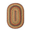 Homespice Jute Braided Accessories Multicolor Oval 11 X 17 Area Rug 594099 816-140217 Thumb 0