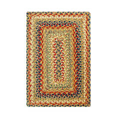Homespice Jute Braided Accessories Multicolor 1'1" X 1'7" Area Rug 595096 816-140218