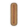 Homespice Jute Braided Accessories Multicolor Oval 08 X 24 Area Rug 596093R 816-140219 Thumb 0