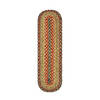 Homespice Jute Braided Accessories Multicolor Oval 08 X 24 Area Rug 596093R 816-140219 Thumb 0