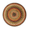 Homespice Jute Braided Accessories Multicolor Round 13 X 13 Area Rug 592095 816-140223 Thumb 0
