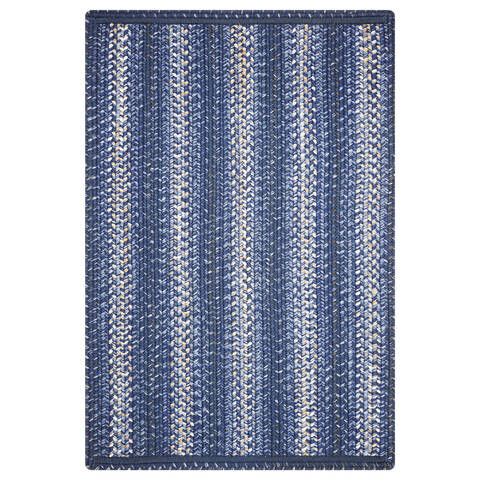 Homespice Ultra Durable Braided Slims Blue 18 X 26 Area Rug 322951 816-140234 Image 0