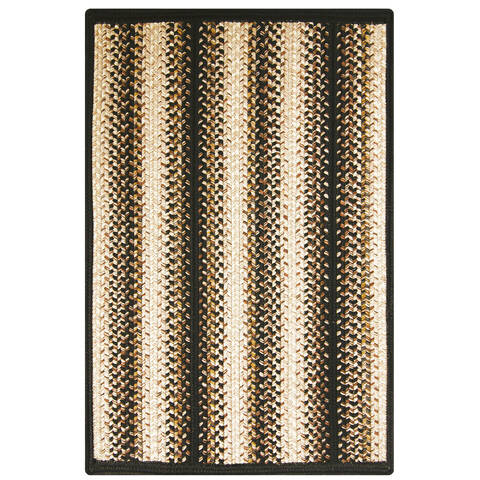 Homespice Ultra Durable Braided Slims Black 18 X 26 Area Rug 341716 816-140235 Image 0