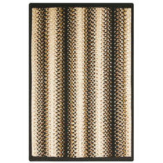 Homespice Ultra Durable Braided Slims Black 1'8" X 2'6" Area Rug 341716 816-140235