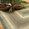 Homespice Wool Braided Rug Green Runner 26 X 60 Area Rug 807168 816-140237 Thumb 1