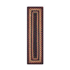 Homespice Jute Braided Accessories Black 0'8" X 2'4" Area Rug 597564R 816-140257