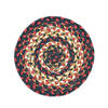 Homespice Jute Braided Accessories Black Round 08 X 08 Area Rug 593566 816-140261 Thumb 0