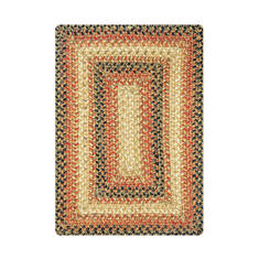 Homespice Jute Braided Accessories Beige Rectangle 1x2 ft Jute Carpet 140268