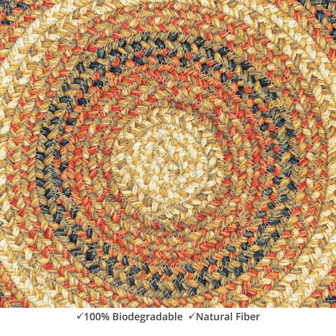 Homespice Jute Braided Accessories Beige Round 13 X 13 Area Rug 592040 816-140273 Image 1