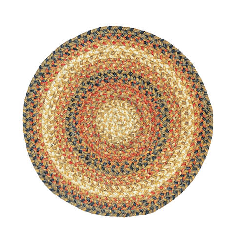 Homespice Jute Braided Accessories Beige Round 13 X 13 Area Rug 592040 816-140273 Image 0