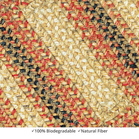 Homespice Jute Braided Accessories Beige 08 X 24 Area Rug 597045 816-140276 Image 1