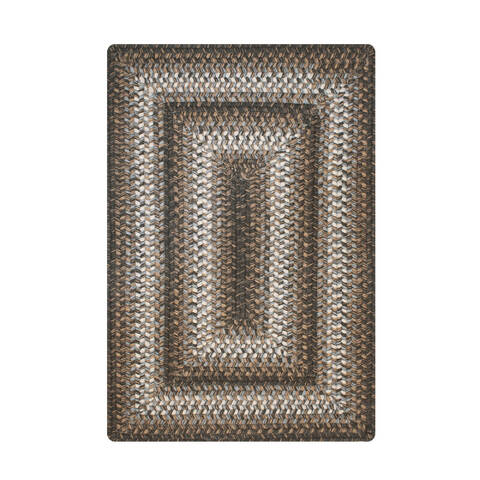 Homespice Wool Braided Rug Brown 20 X 30 Area Rug 811226 816-140283 Image 0