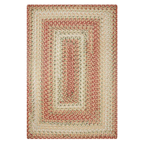 Homespice Ultra Durable Braided Rug Beige Runner 6 ft and Smaller ...
