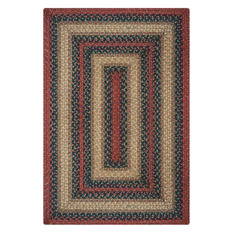 Homespice Jute Braided Rug Blue 40 X 60 Area Rug 513267 816-140302 Image 0