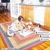 Homespice Ultra Durable Braided Rug Red 30 X 50 Area Rug 312013 816-140307 Thumb 1