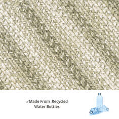 Homespice Ultra Wool Braided Rug Grey Square 0'10" X 0'10" Area Rug 624093 816-140330