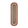 Homespice Jute Braided Accessories Red Oval 08 X 24 Area Rug 596710 816-140337 Thumb 0