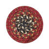 Homespice Jute Braided Accessories Red Round 04 X 04 Area Rug 590718 816-140339 Thumb 0