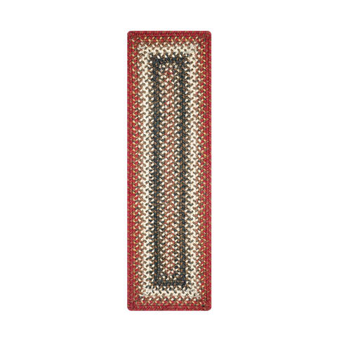 Homespice Jute Braided Accessories Red 08 X 24 Area Rug 597717R 816-140343 Image 0