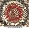 Homespice Jute Braided Accessories Red Round 13 X 13 Area Rug 591715 816-140346 Thumb 1