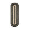 Homespice Jute Braided Accessories Black Oval 011 X 30 Area Rug 571724 816-140359 Thumb 0