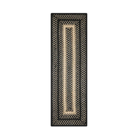 Homespice Jute Braided Accessories Black 011 X 30 Area Rug 572721 816-140360 Image 0