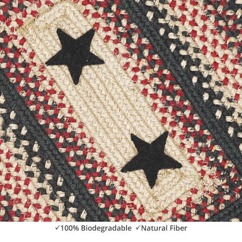 Homespice Jute Braided Accessories Black 08 X 24 Area Rug 597755 816-140377 Image 1