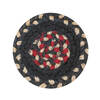 Homespice Jute Braided Accessories Black Round 04 X 04 Area Rug 590756 816-140378 Thumb 0