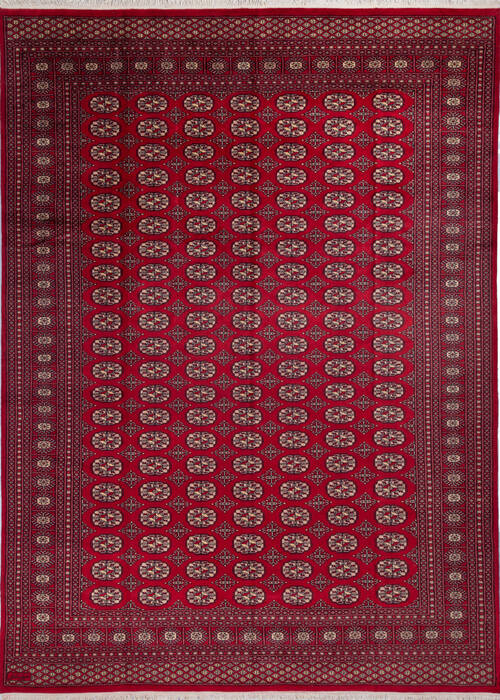 Bokhara Red Hand Knotted 83 X 112 Area Rug 700-140394 Image 0