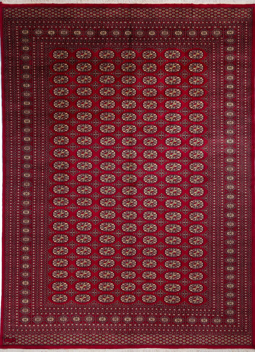 Bokhara Red Hand Knotted 82 X 111  Area Rug 700-140395 Image 0