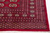 Bokhara Red Hand Knotted 82 X 111  Area Rug 700-140395 Thumb 4