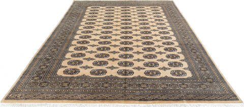 Bokhara Beige Hand Knotted 82 X 102 Area Rug 700-140397 Image 1