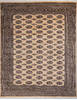 Bokhara Beige Hand Knotted 82 X 102 Area Rug 700-140397 Thumb 0