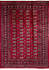 Bokhara Red Hand Knotted 610 X 95  Area Rug 700-140399 Thumb 0