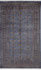 Bokhara Blue Hand Knotted 52 X 86  Area Rug 700-140405 Thumb 0