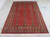 Bokhara Red Hand Knotted 57 X 78  Area Rug 700-140407 Thumb 1