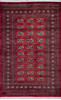 Bokhara Red Hand Knotted 51 X 80  Area Rug 700-140410 Thumb 0