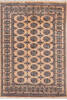 Bokhara Beige Hand Knotted 42 X 61  Area Rug 700-140412 Thumb 0