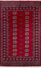 Bokhara Red Hand Knotted 49 X 67  Area Rug 700-140413 Thumb 0