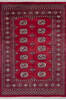 Bokhara Red Hand Knotted 40 X 58  Area Rug 700-140414 Thumb 0