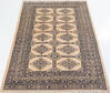 Bokhara Beige Hand Knotted 40 X 68  Area Rug 700-140419 Thumb 1