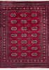 Bokhara Red Hand Knotted 41 X 56  Area Rug 700-140421 Thumb 0