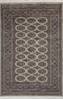 Bokhara Green Hand Knotted 42 X 63  Area Rug 700-140423 Thumb 0