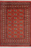 Bokhara Orange Hand Knotted 40 X 57  Area Rug 700-140424 Thumb 0