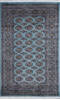 Bokhara Blue Hand Knotted 41 X 64  Area Rug 700-140425 Thumb 0