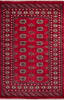 Bokhara Red Hand Knotted 40 X 62  Area Rug 700-140434 Thumb 0