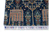 Chobi Blue Runner Hand Knotted 27 X 102 Area Rug 700-140437 Thumb 4