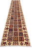 Chobi Purple Runner Hand Knotted 26 X 141  Area Rug 700-140439 Thumb 1